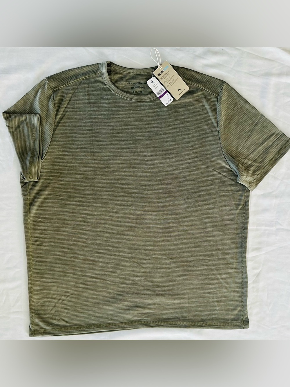 Tommy Bahama Men’s PARADISE ISLES Tee T-shirt XXL 2XL Tea Leaf NWT Crew Neck